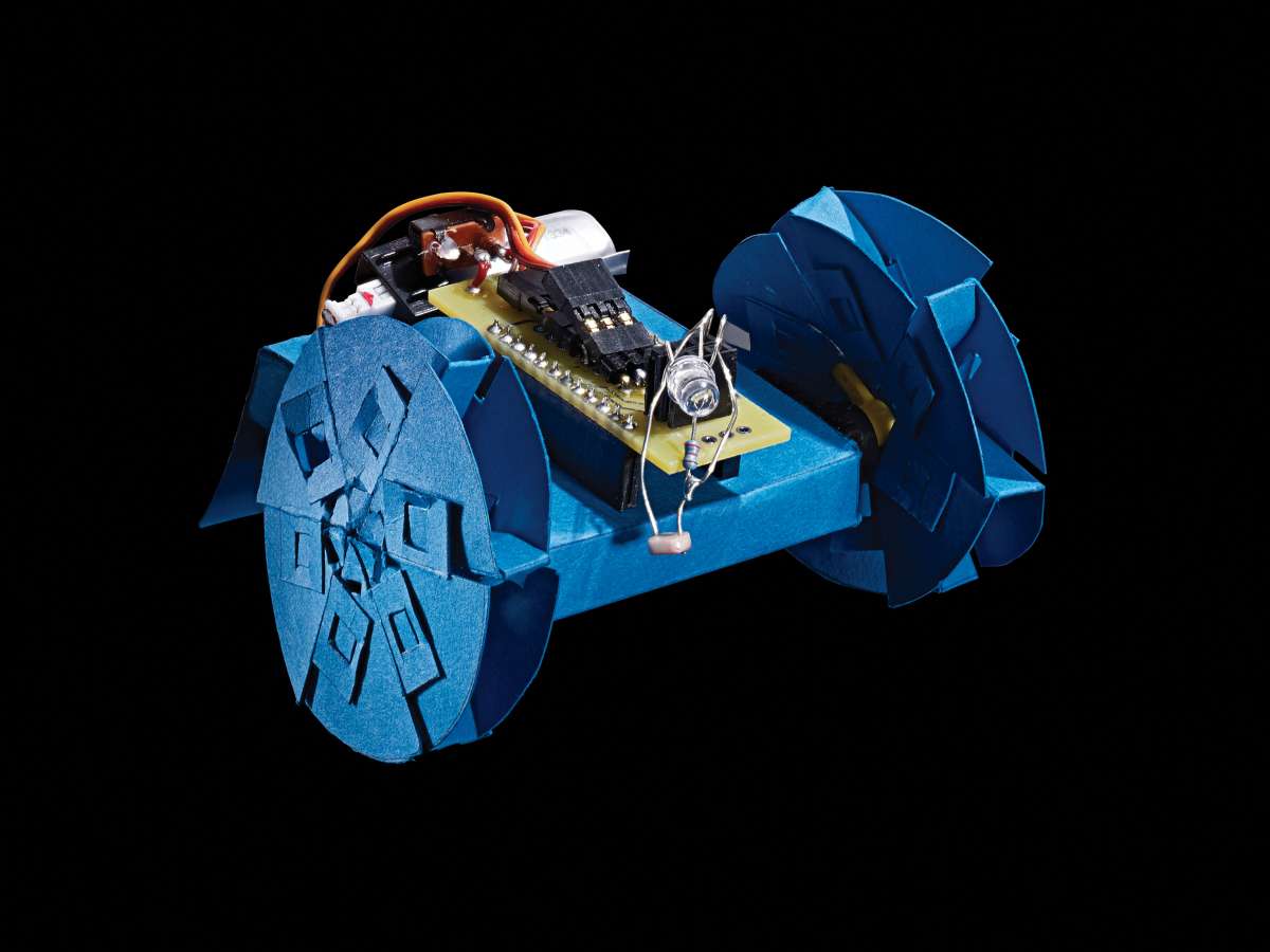 Arduino робот из бумаги