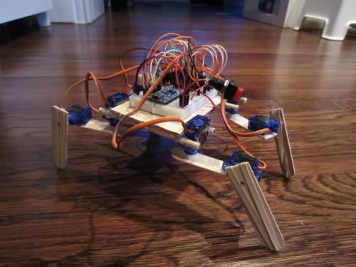 шагающий робот на Arduino
