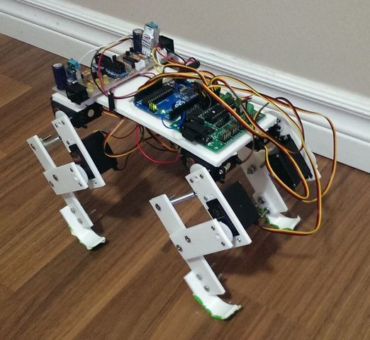 Четвероногий робот на Arduino
