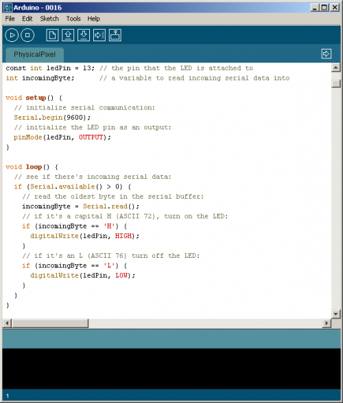 Arduino IDE - структура программы